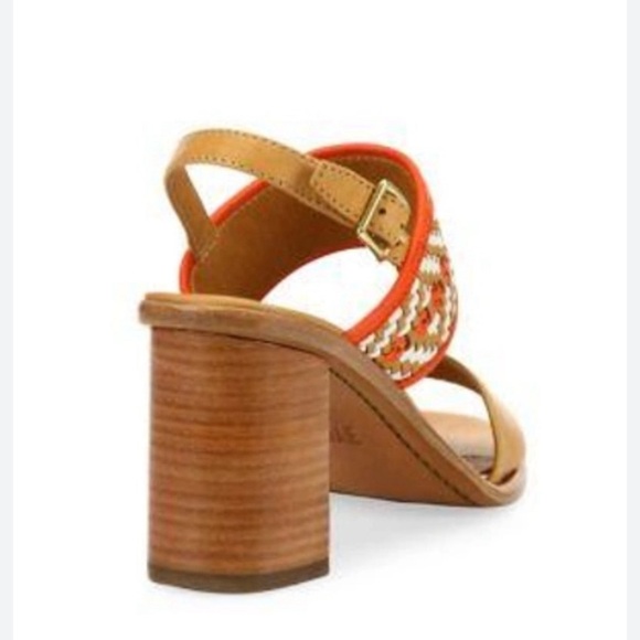 NIB FRYE Women's Amy Woven Block Heel Sandals - Size 11M - Picture 3 of 12